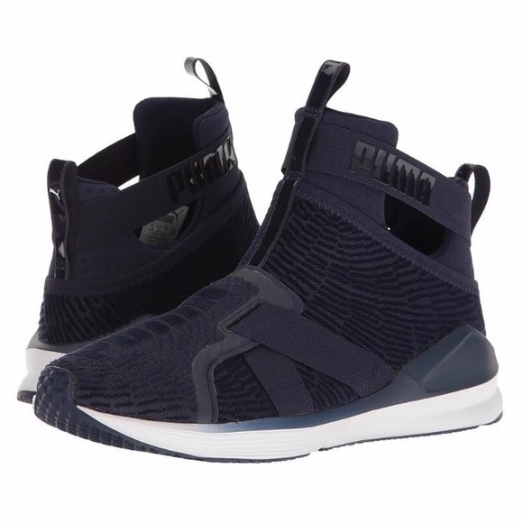 puma fierce strap flocking red